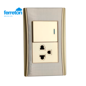 PLACA MIXTO DORADO UYUSTOOLS (01739)