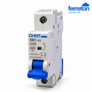 TERMICO 1*25A 6KA NB1-63 CHINT (01722)