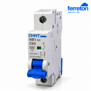 TERMICO 1*63A 6KA NB1-63 CHINT (01726)