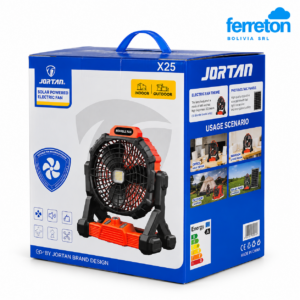 VENTILADOR RECARGABLE X25 JORTAN (02558)