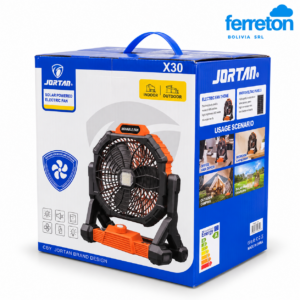VENTILADOR RECARGABLE X30 JORTAN (02559)