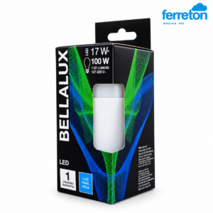 FOCO LED 17W E27 BONBILLA 6500K BELLALUX (02546)