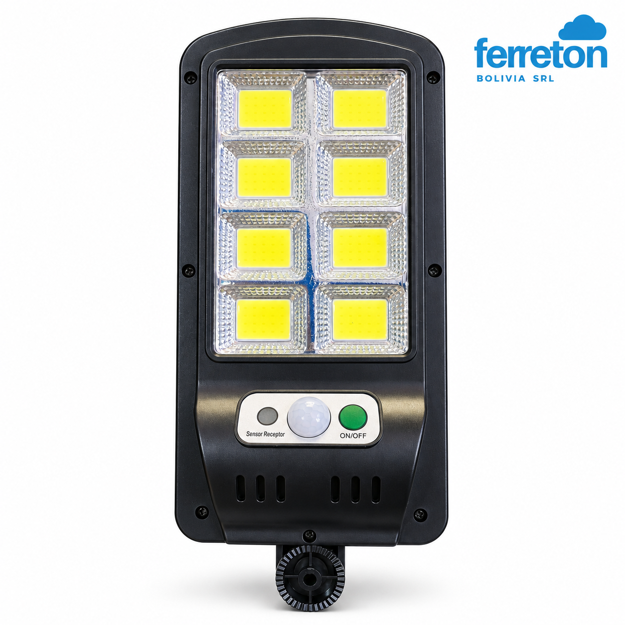 Lámpara Solar LED con Sensor de Movimiento